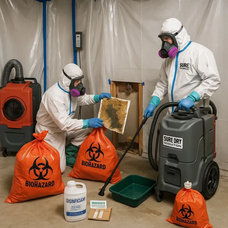 Contaminated Water Handling Protocols process in Wyldwood, TX