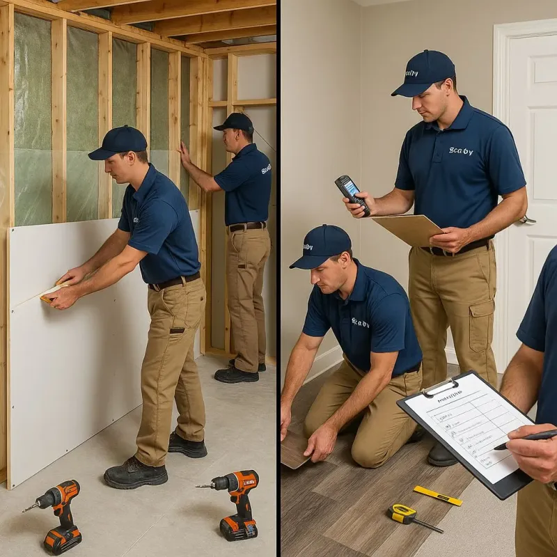 Repairs and Reconstruction process in Wyldwood, TX